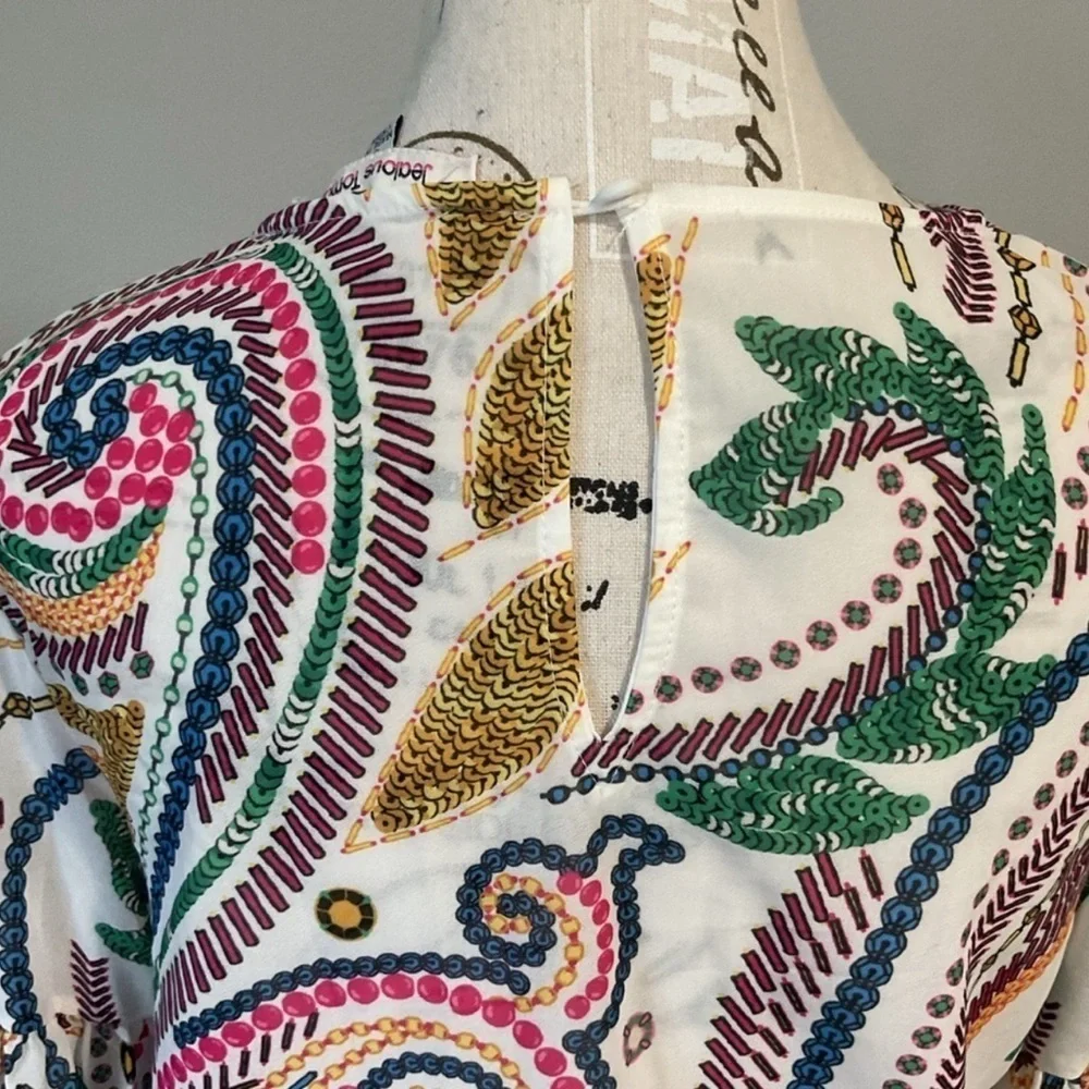 Free People Jealous Tomatoes Polyester Long Sleeve Blouse Top Size Small - Picture 12 of 12